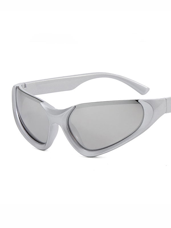 Geometric Sun-Protection Sunglasses Accessories