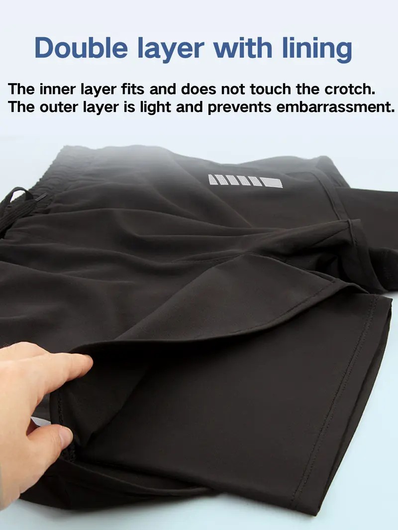 Women’s 6-Pack Summer Lightweight Quick-Dry Double-Layer Athletic Shorts