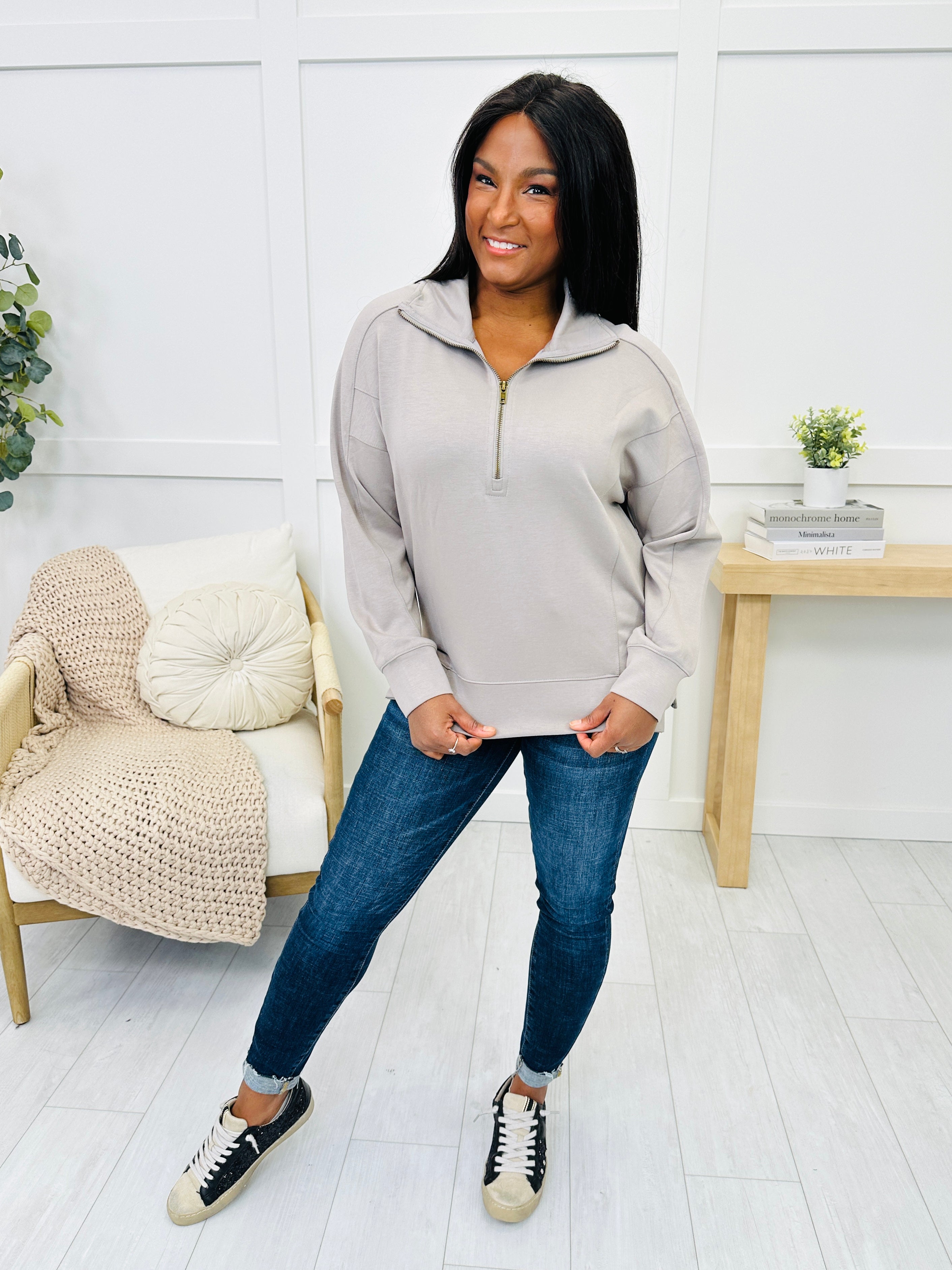 REG/CURVY Stone Serenity Sweatshirt