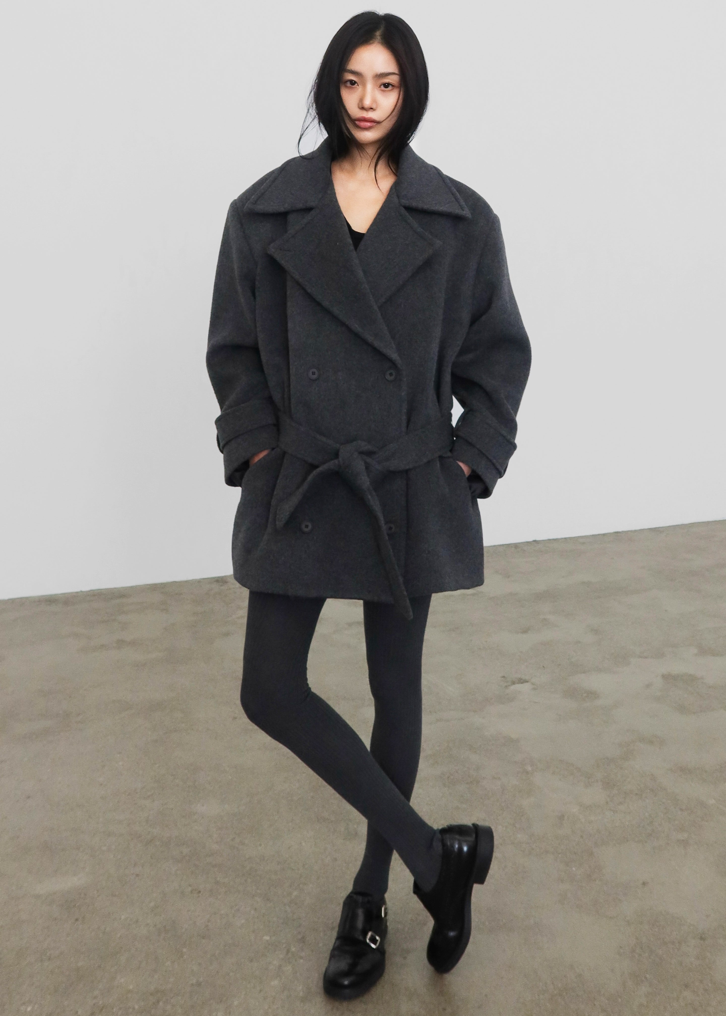 Kalmar Wool Peacoat - Grey