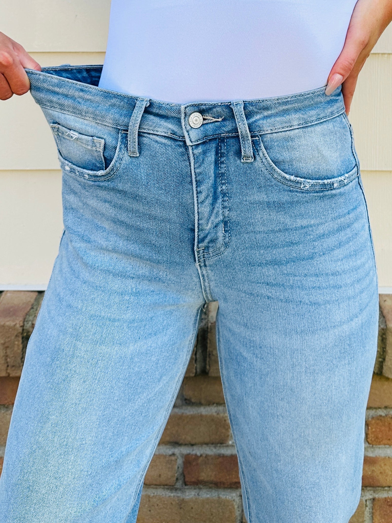Wear Everywhere Wide Leg Tummy Control Jeans