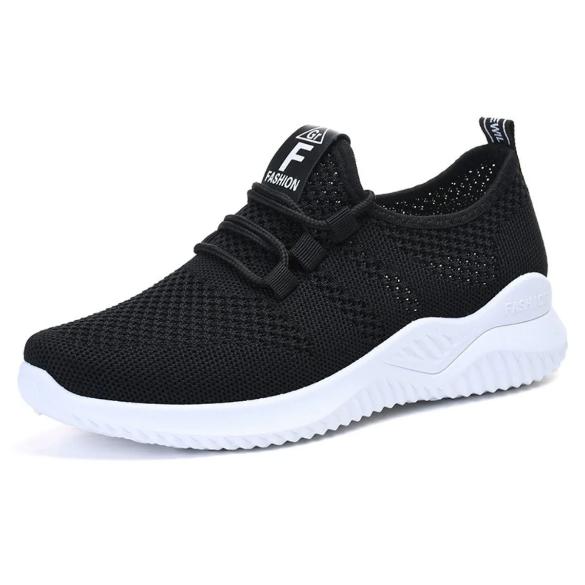 Breathable Mesh Lace Up Athletic Shoes (multiple color options)