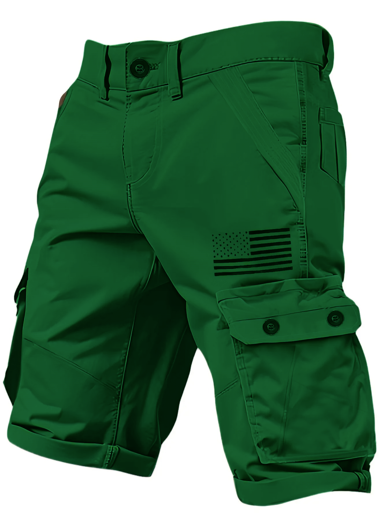 Men’s Multi-Pocket Cargo Shorts – Casual Street Style Summer Shorts