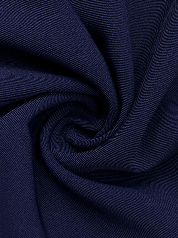 High Waisted Long Sleeves Buttoned Pleated Split-Joint Lapel Jumpsuits