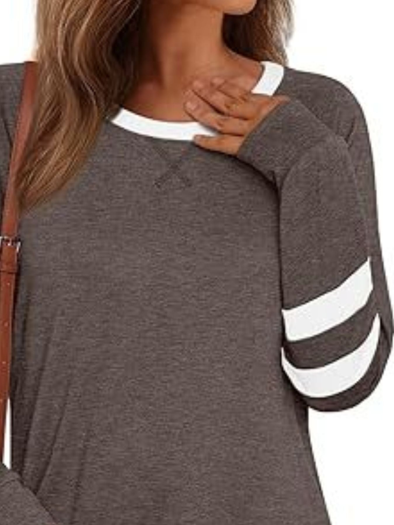 Casual Striped Round Neck T-Shirt