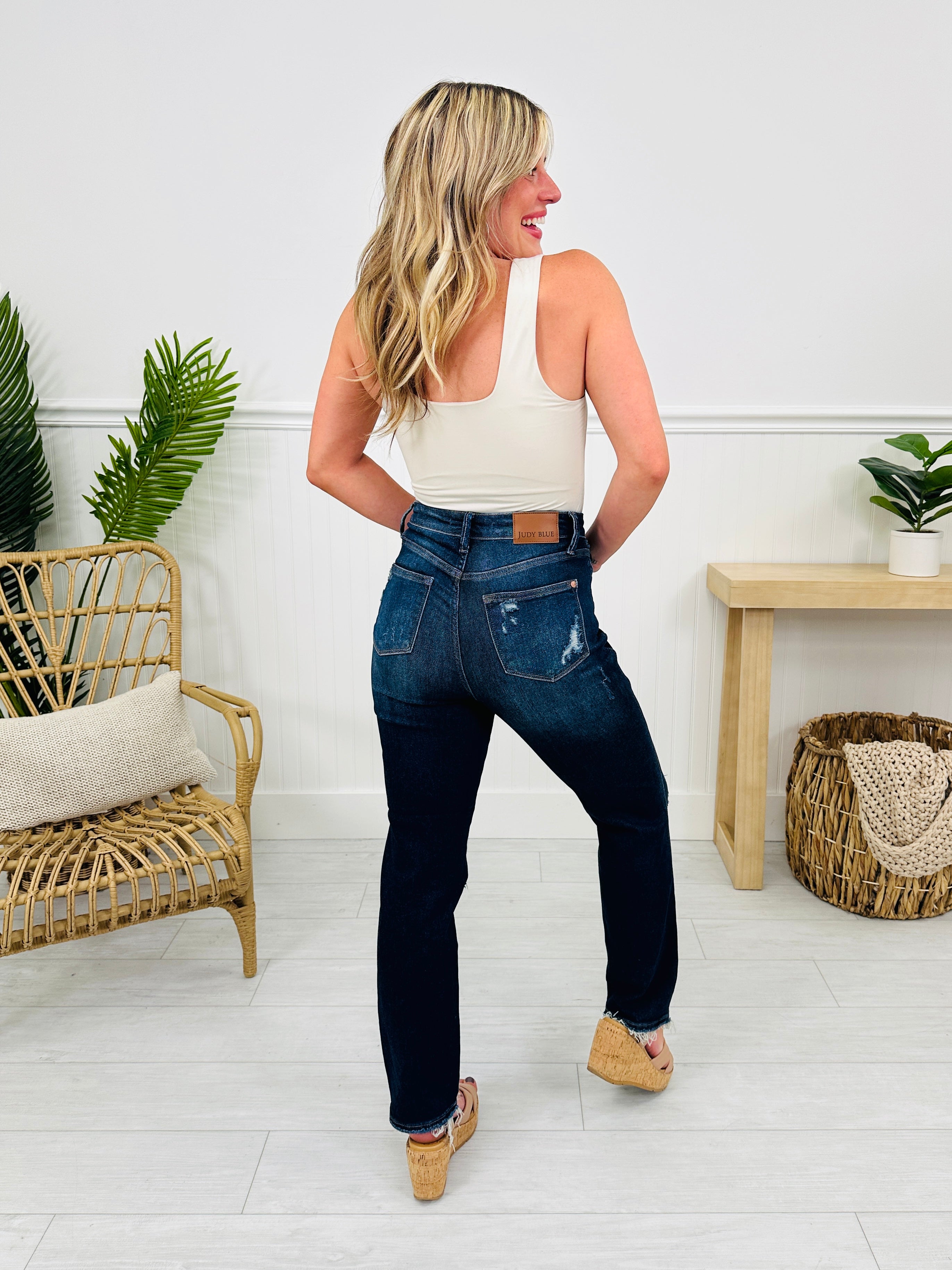 Judy Blue On Top Of The Trend Straight Jeans