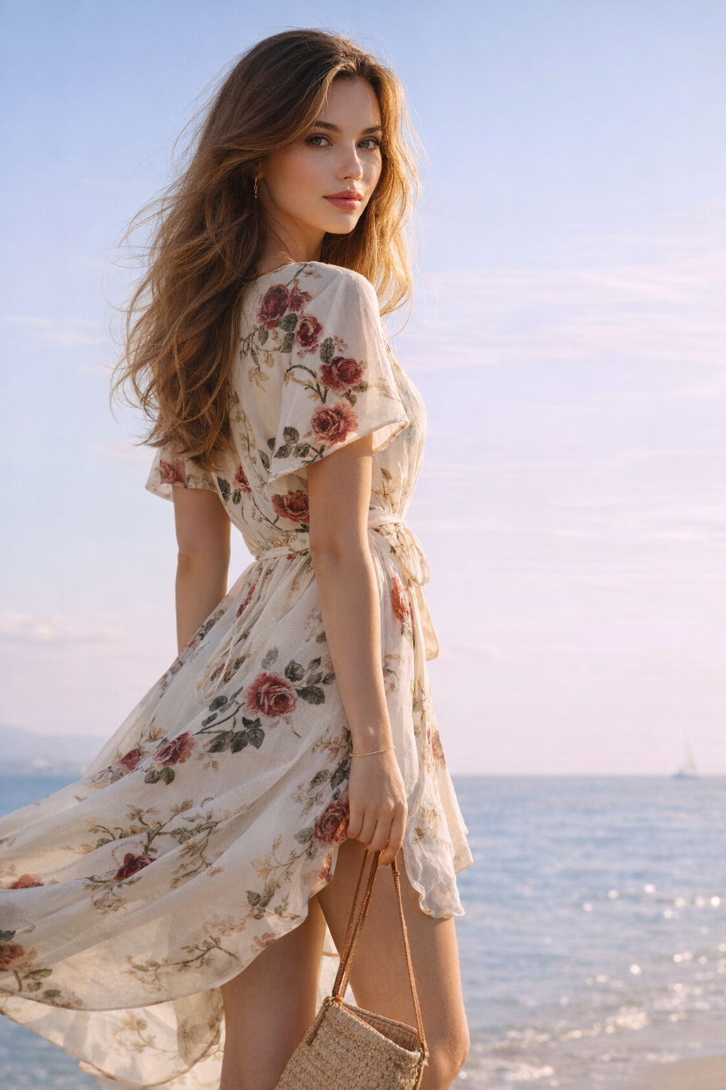 Floral Lace Mix Patchwork Maxi Dress