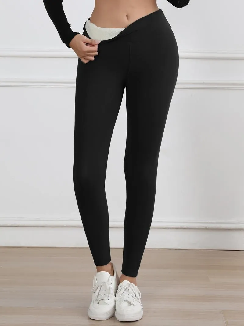 Winter Thick Warm FLeece Lined Leggings