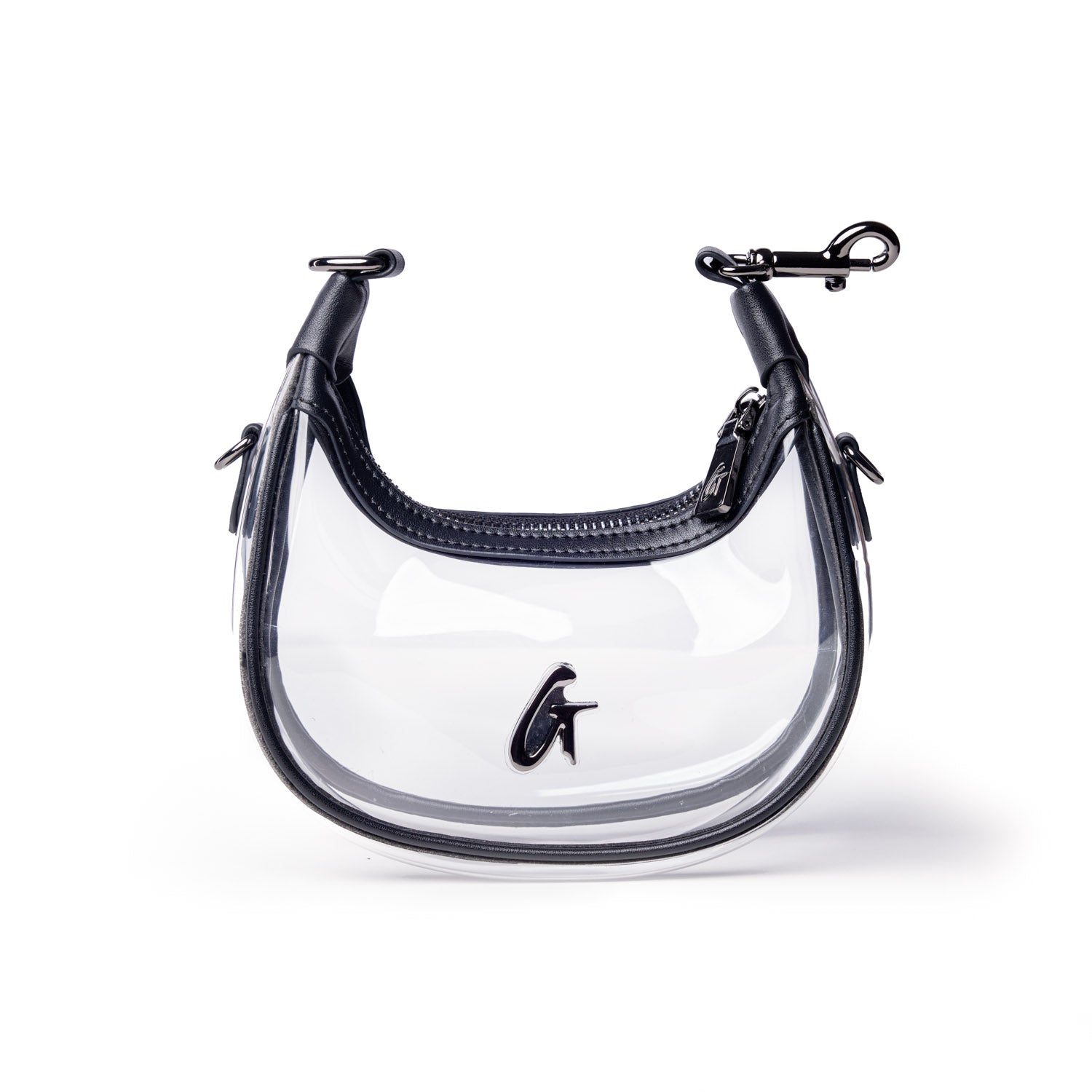 NANO CLEAR HOBO BAG - CLEAR