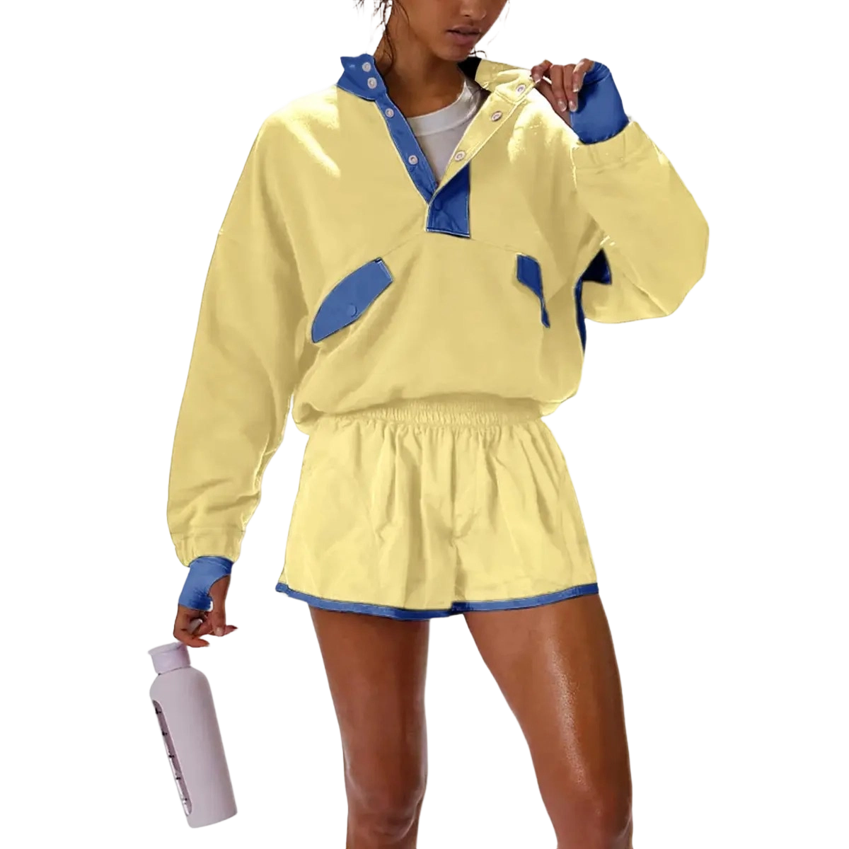 Women’s Sporty Lounge Two-Piece Short Set