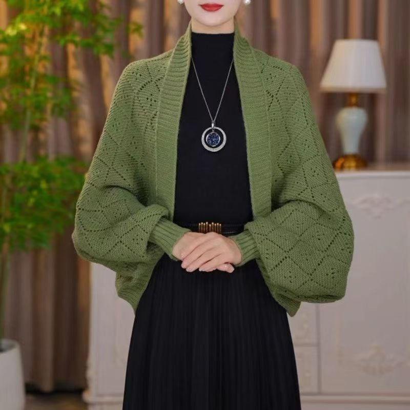 🔥2025 New Fashion🔥Hollow Out Knitted Shawl Coat