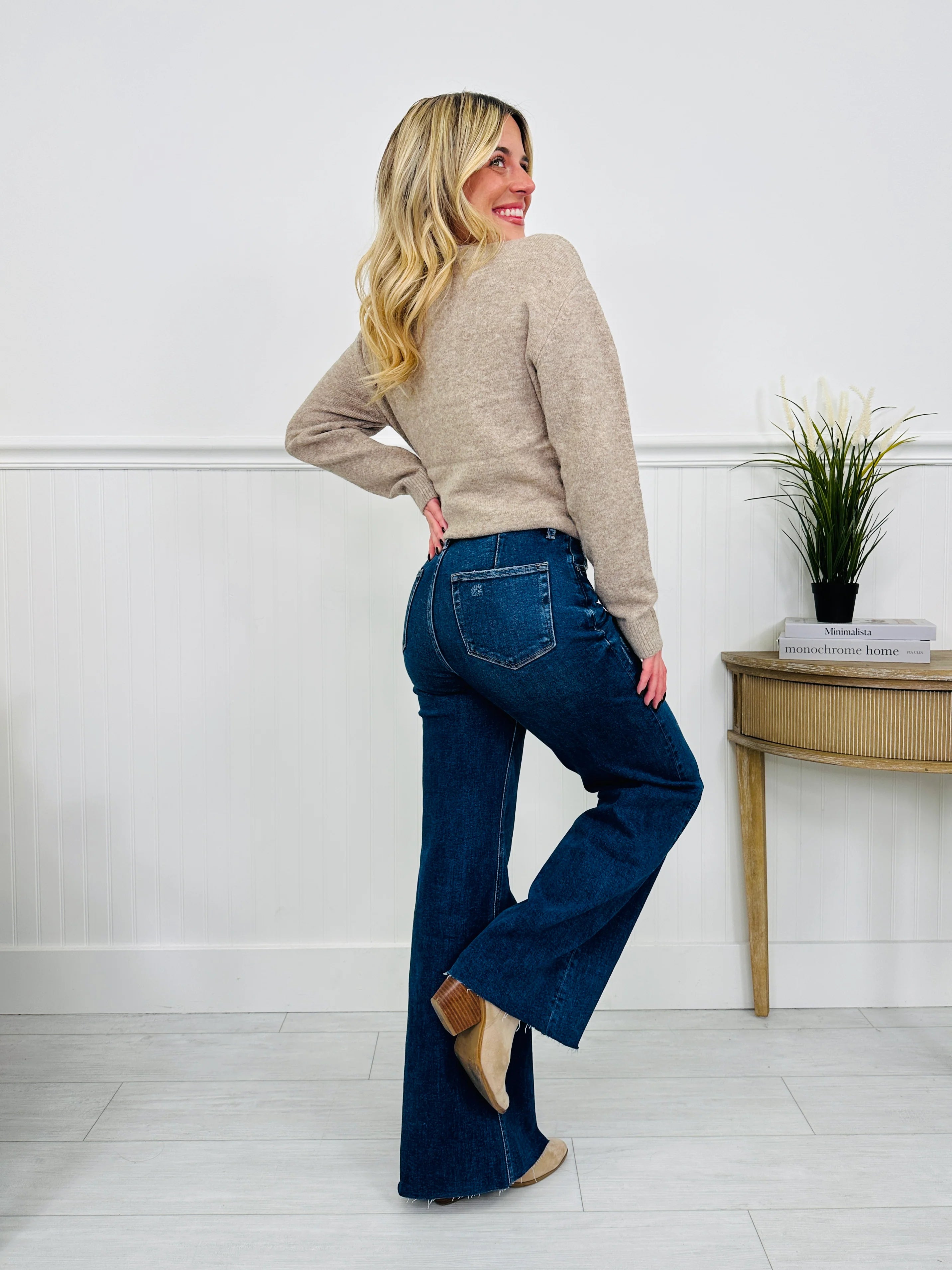 Under Control Wide Leg Tummy Control Jeans