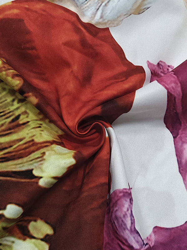 A-Line Loose Elasticity Flower Print One-Shoulder Maxi Dresses