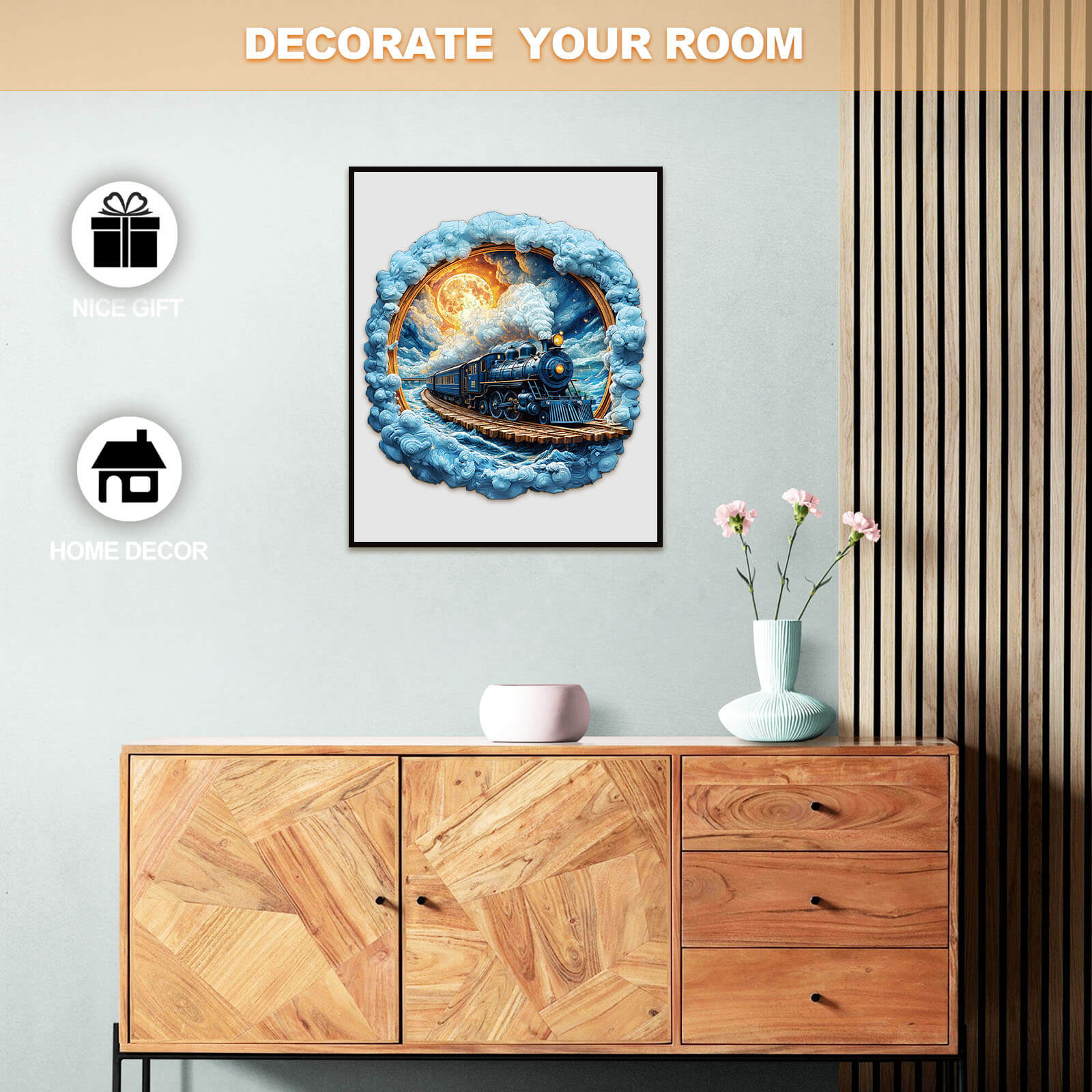 3D Moonlight Trajectory Wooden Jigsaw Puzzle