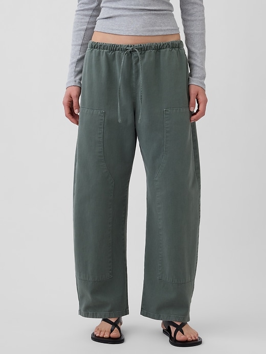 Easy Double-Knee Barrel Pants