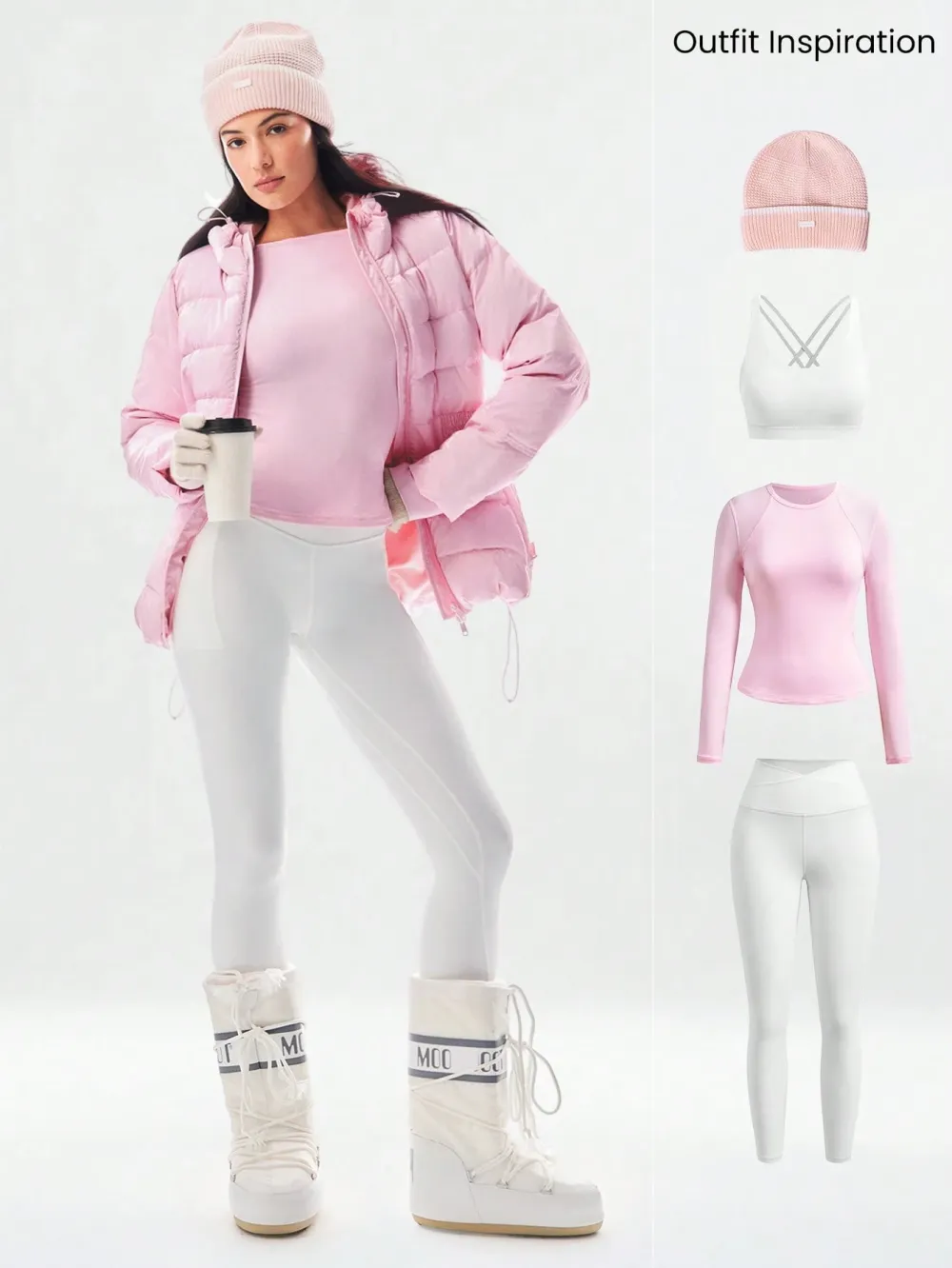 Shiny Water-Repellent Lightweight Puffer Jacket