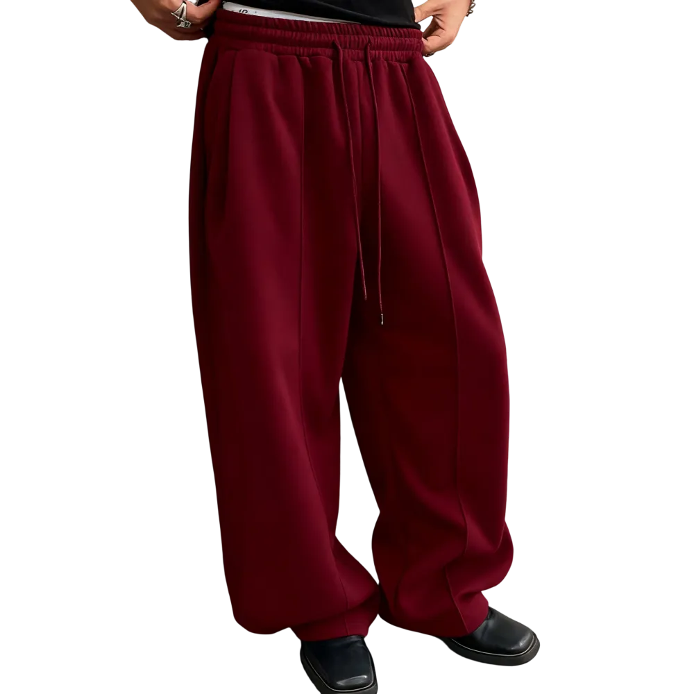 Baggy Sweatpants Drawstring Elastic with Pockets