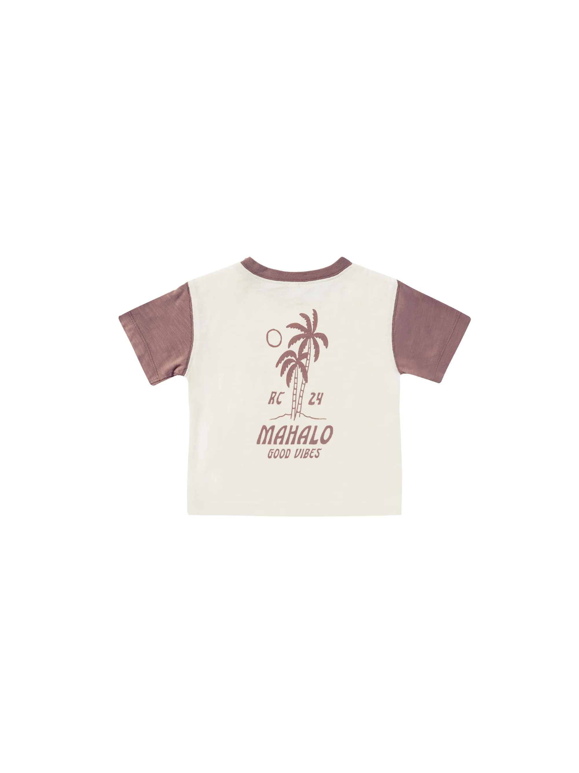 contrast short sleeve tee || mahalo