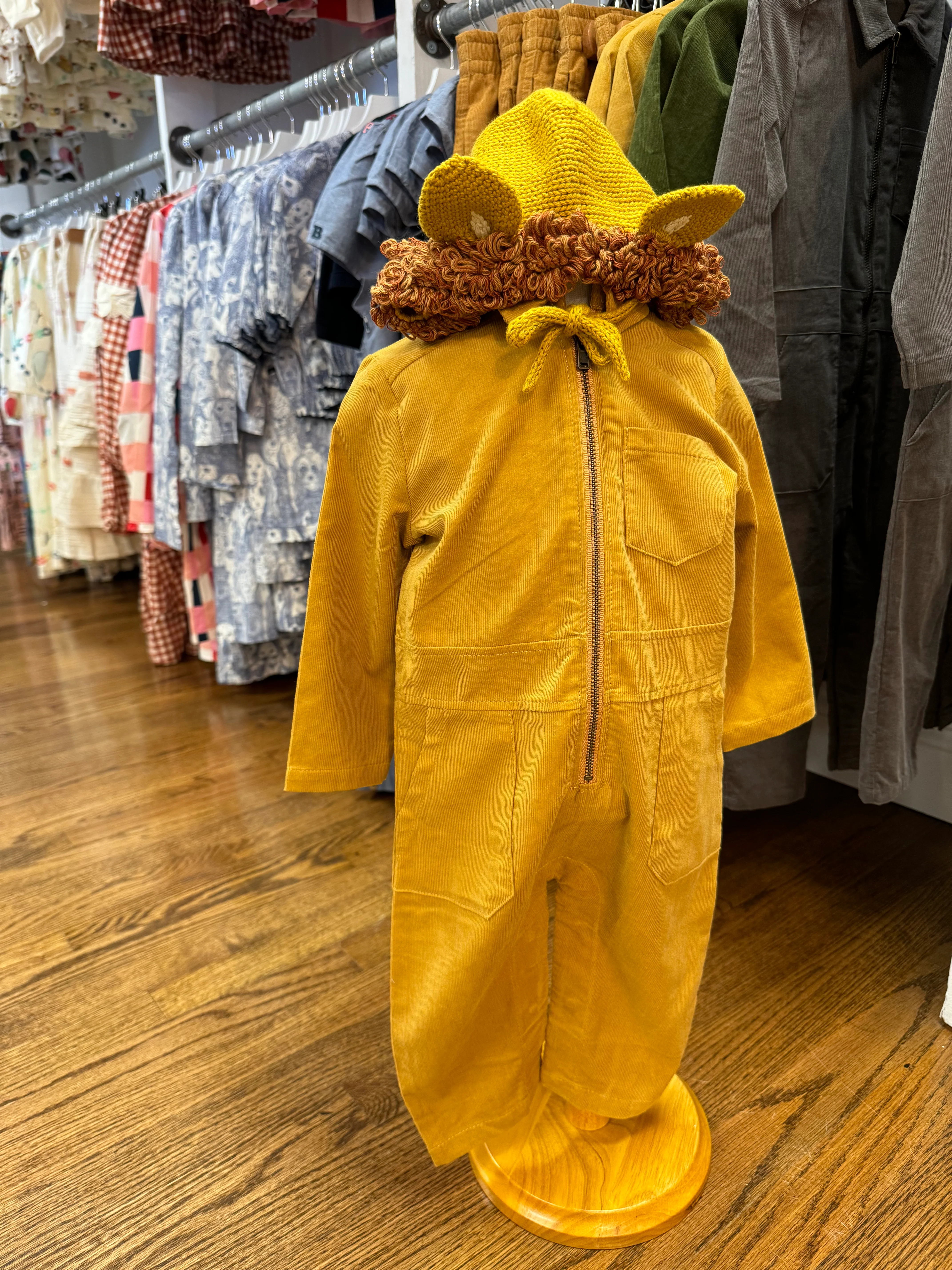 Retro Jumpsuit- Mustard