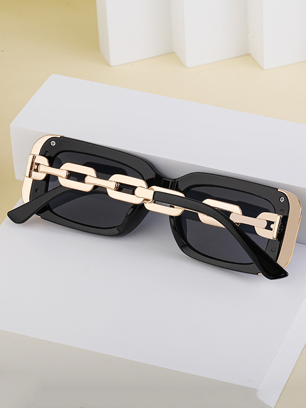 Geometric Sun-Protection Sunglasses Accessories