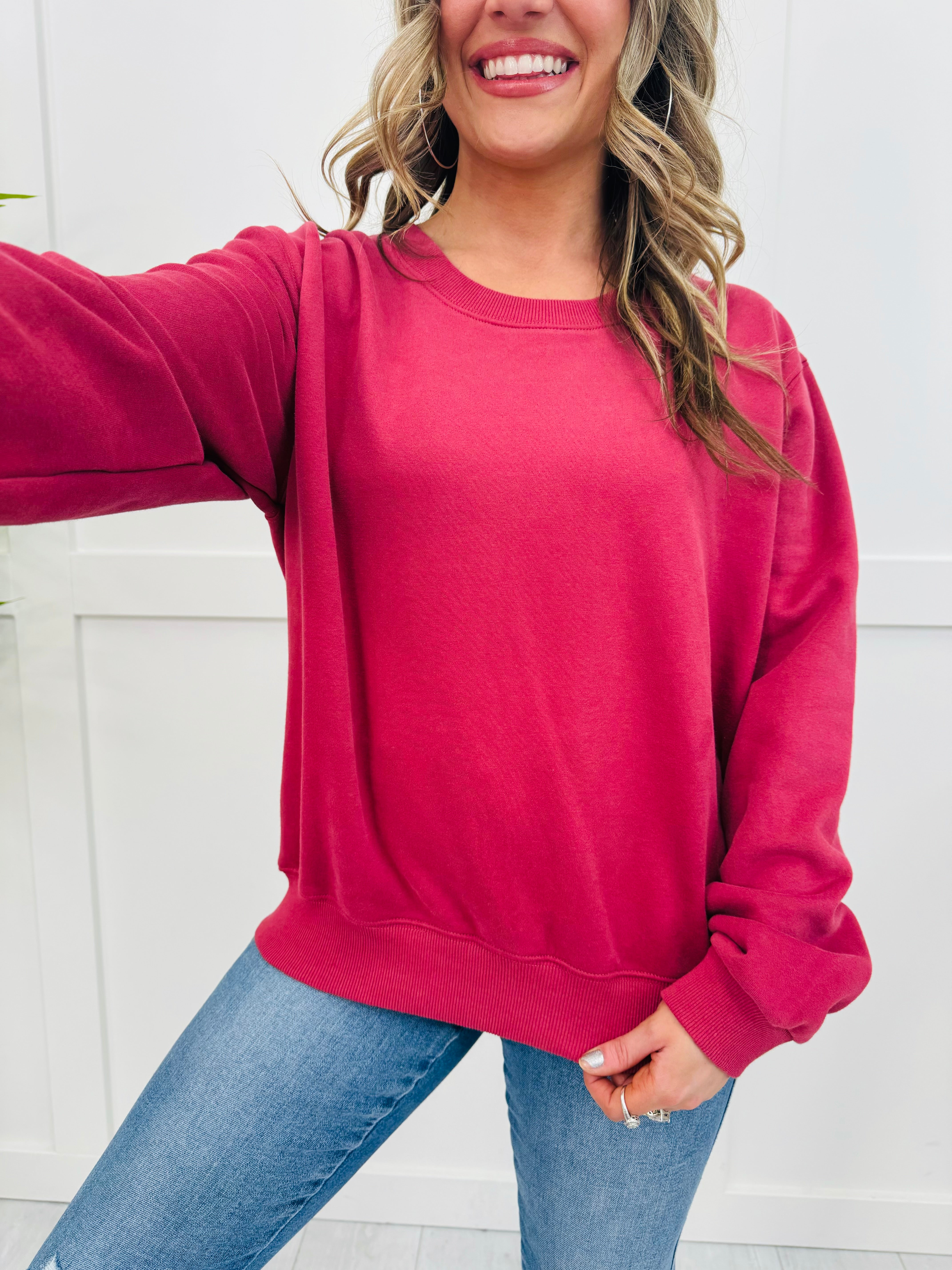 REG/CURVY MOCO Exclusive Basic Babe Pullover- Multiple Colors!