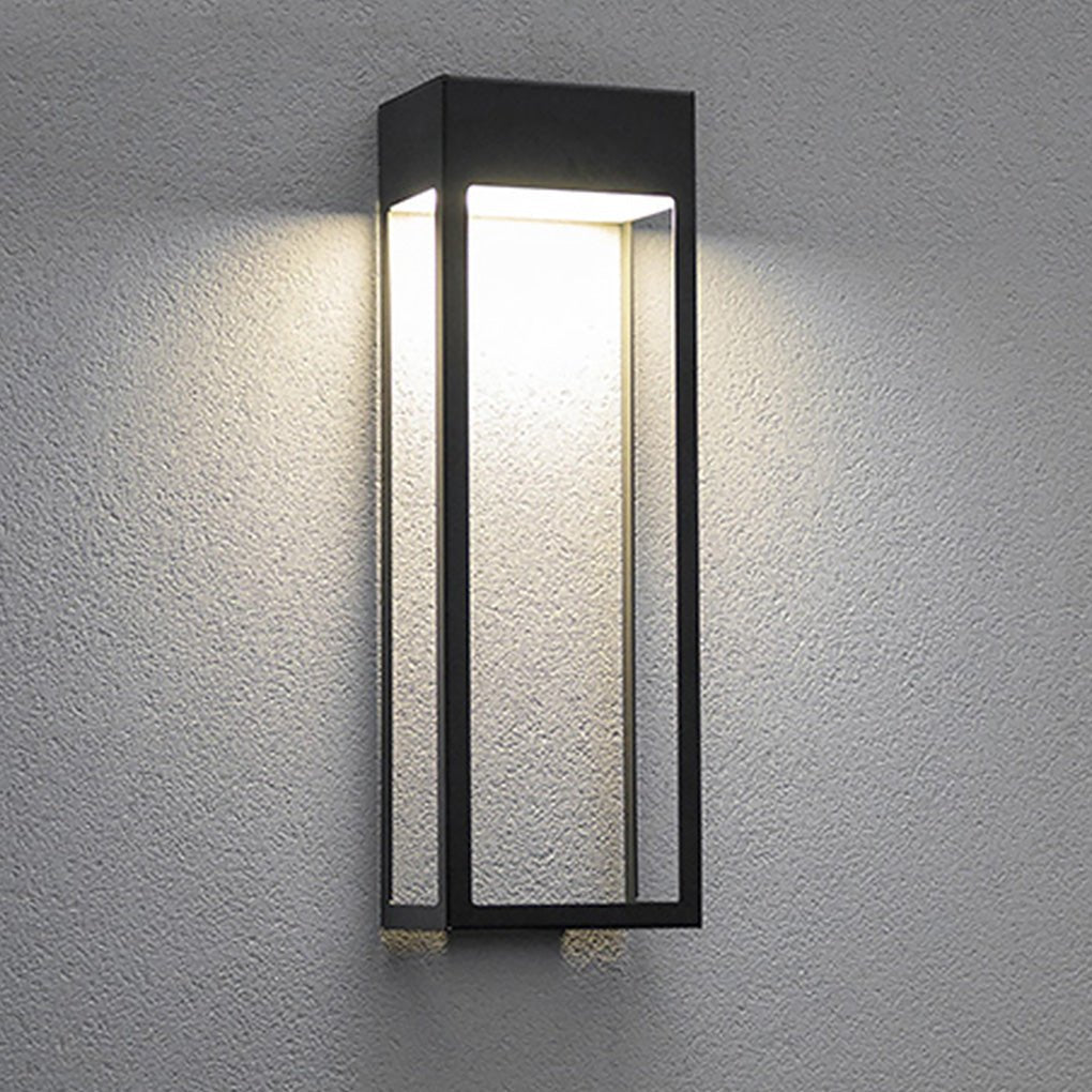 Minimalist Outdoor Waterproof Villa Courtyard Hollow Design LED Exterior Wall Lamp