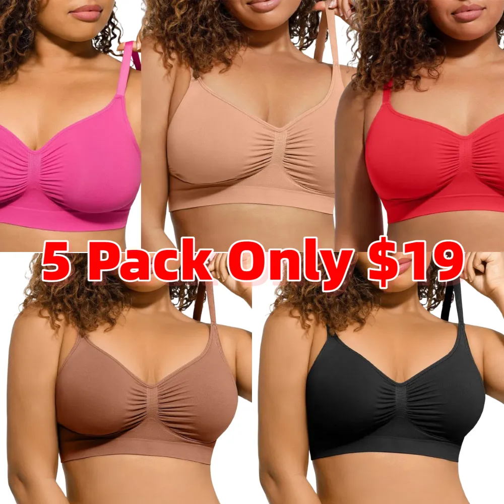 Women's Wireless Sculpt Bra Basic Comfortable Fit Womenswear Everyday Up to 44DD