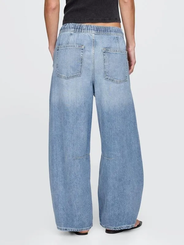 Women's Mid Rise UltraSoft Easy Horseshoe Jeans