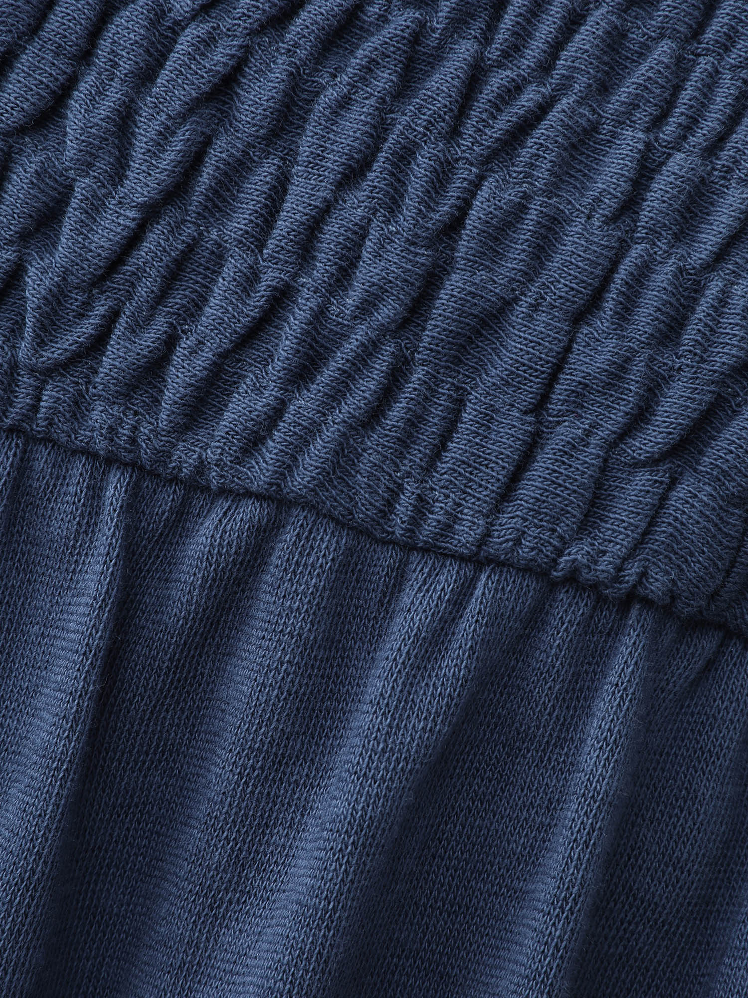 Shirred A-Line Wide Strap Jumpsuit