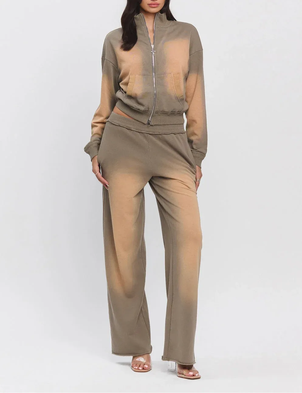 Washed Effect Tracksuit