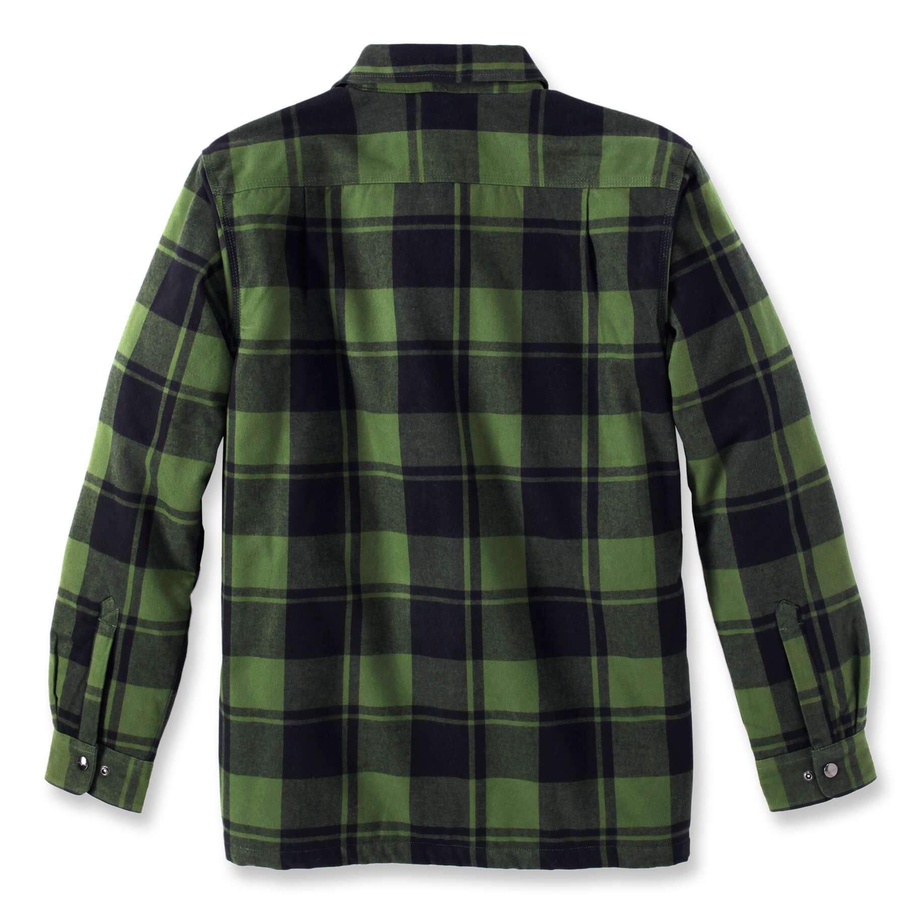 CHT Heavyweight Flannel Relaxed Fit Sherpa-Lined Shirt Jacket 105939