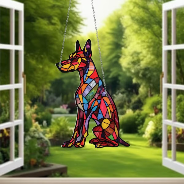 Dachshund Dog Window Hanging Suncatcher