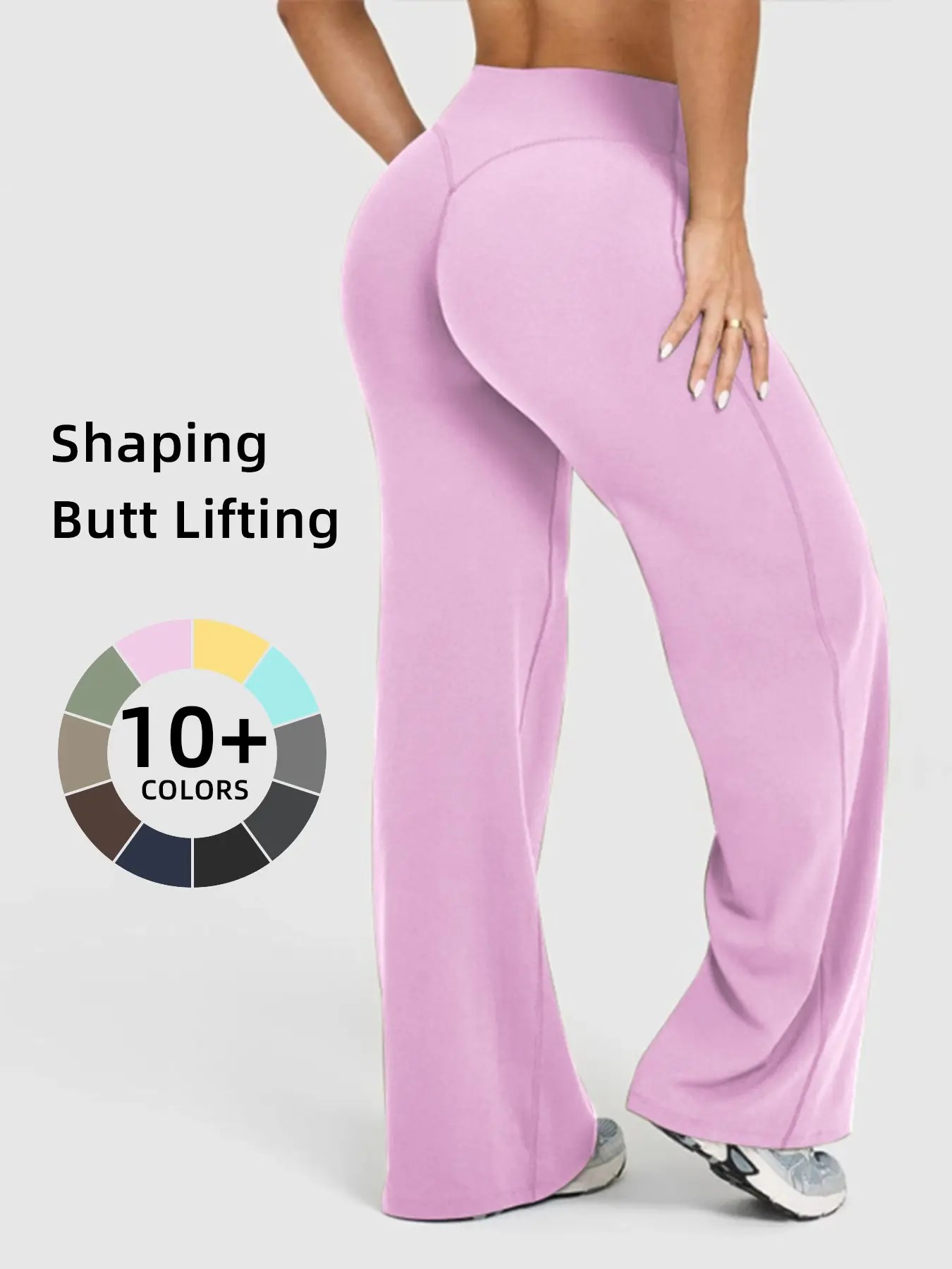 Women's Casual Wide Leg Sport Pants, Casual Sporty Trousers