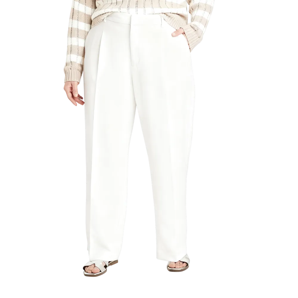 Women's Lapel Shirt And Crepe Trouser