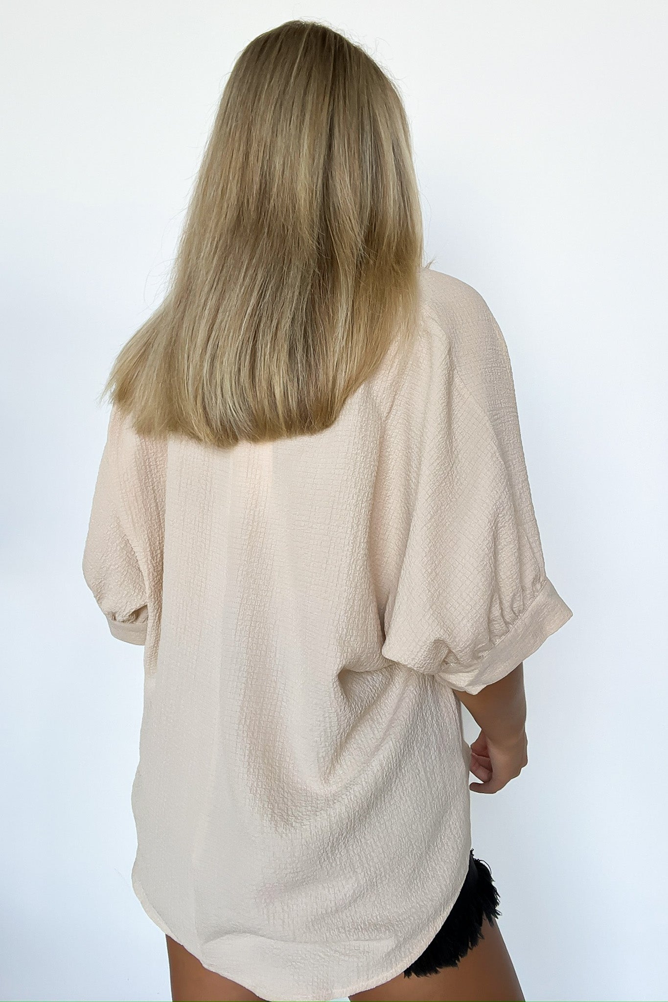 V-Neck Flowy Blouse Top