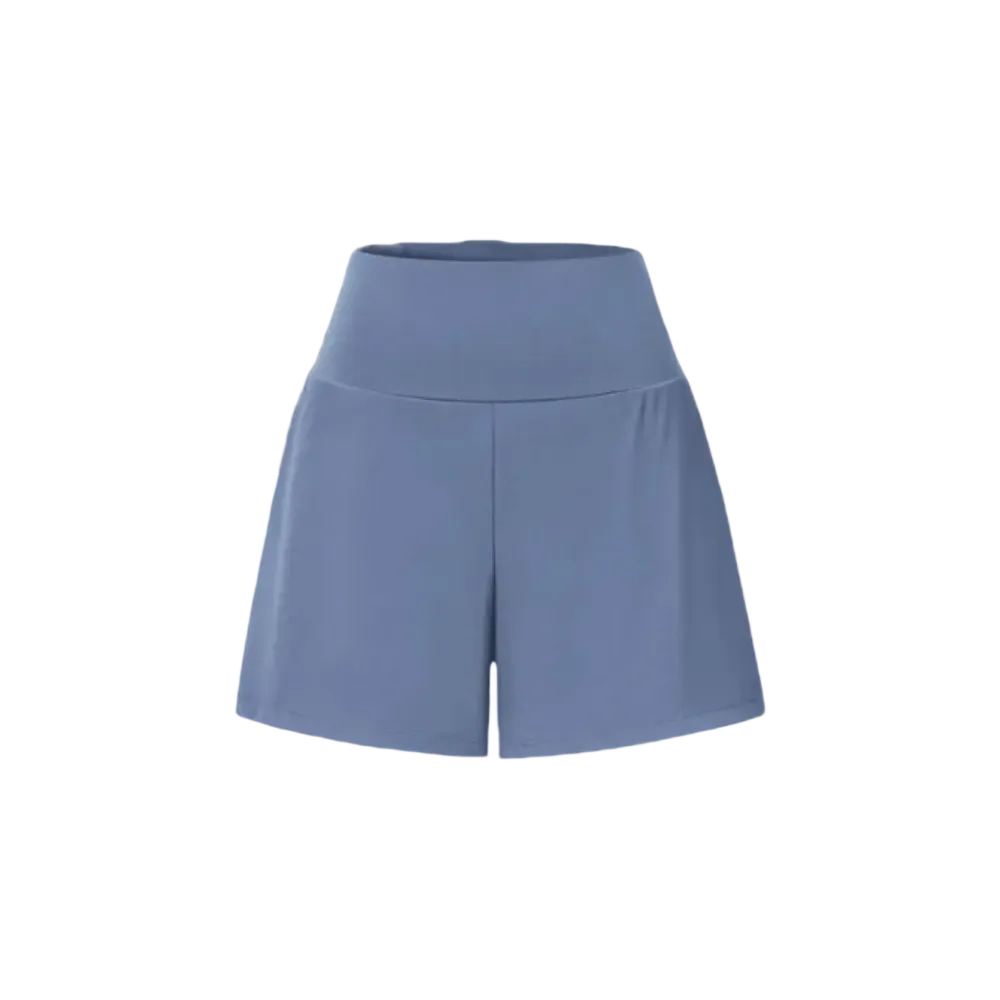 Super High Waisted Back Pocket & Side Hidden Pocket 2-in-1 Yoga Shorts