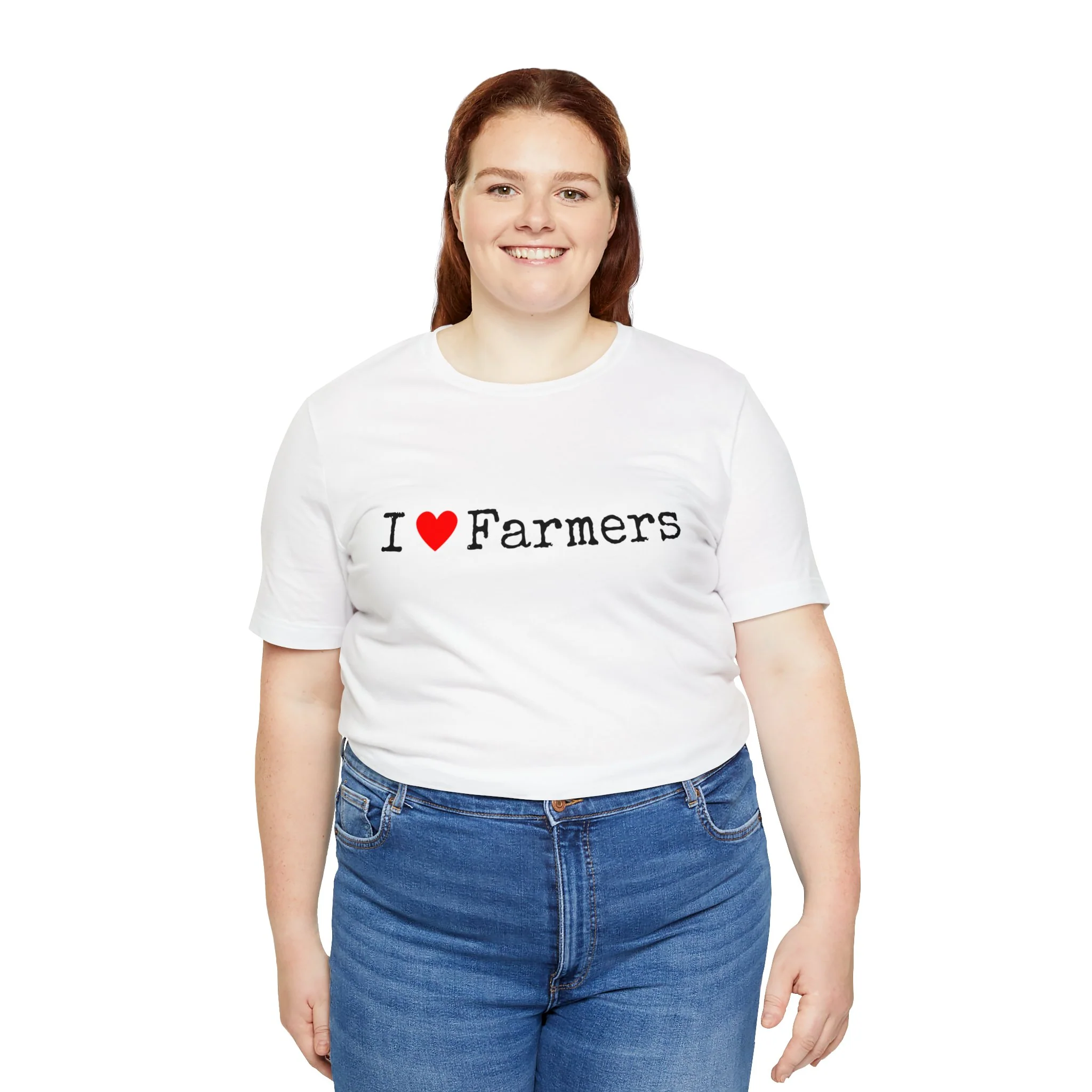 I Heart Farmers Unisex Jersey Short Sleeve Tee