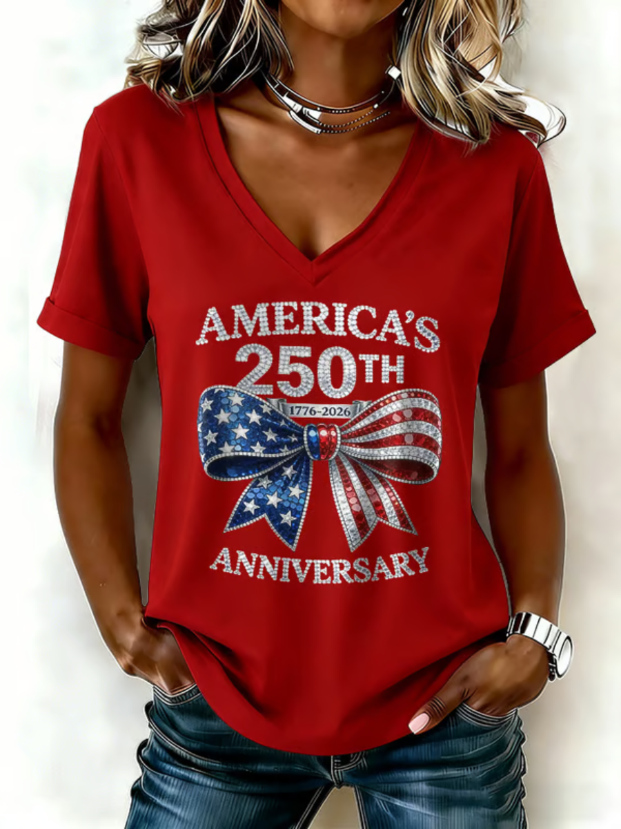 Women's 250th Anniversary Printed T-shirt