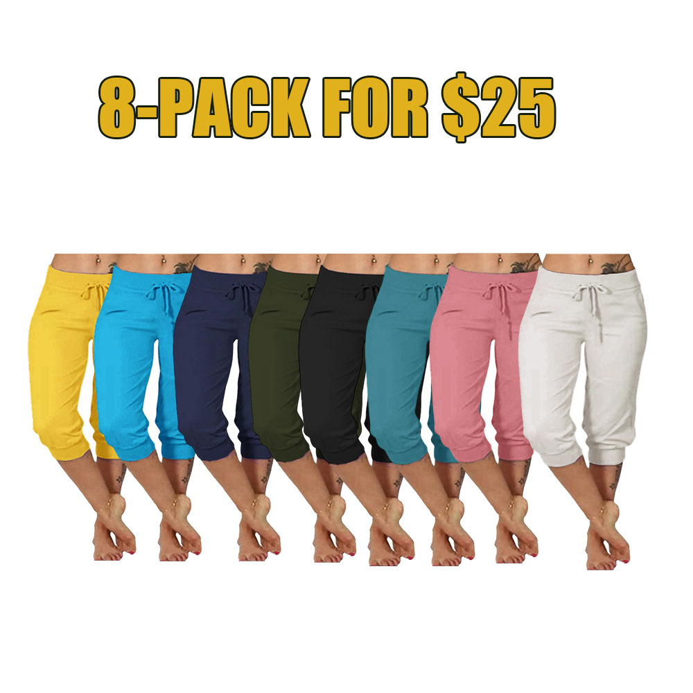 🛍️Everyday Comfort Capri Pants – Lightweight Relaxed Fit for Summer