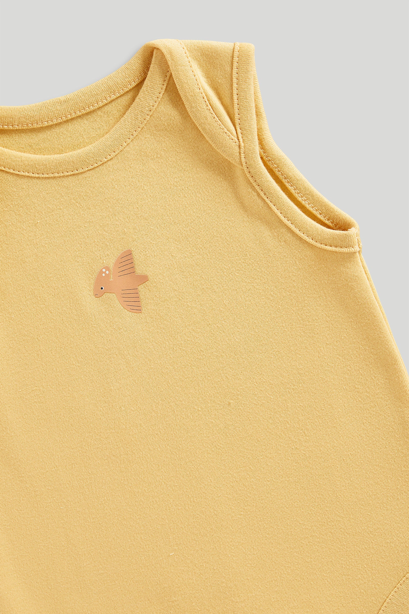 Dinosaur Sleeveless Bodysuits - 5 Pack