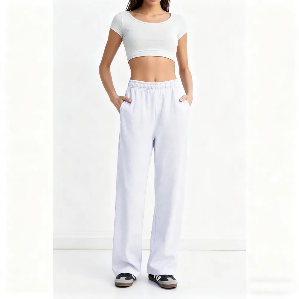 Women's Light Gray Soft Sweatpants