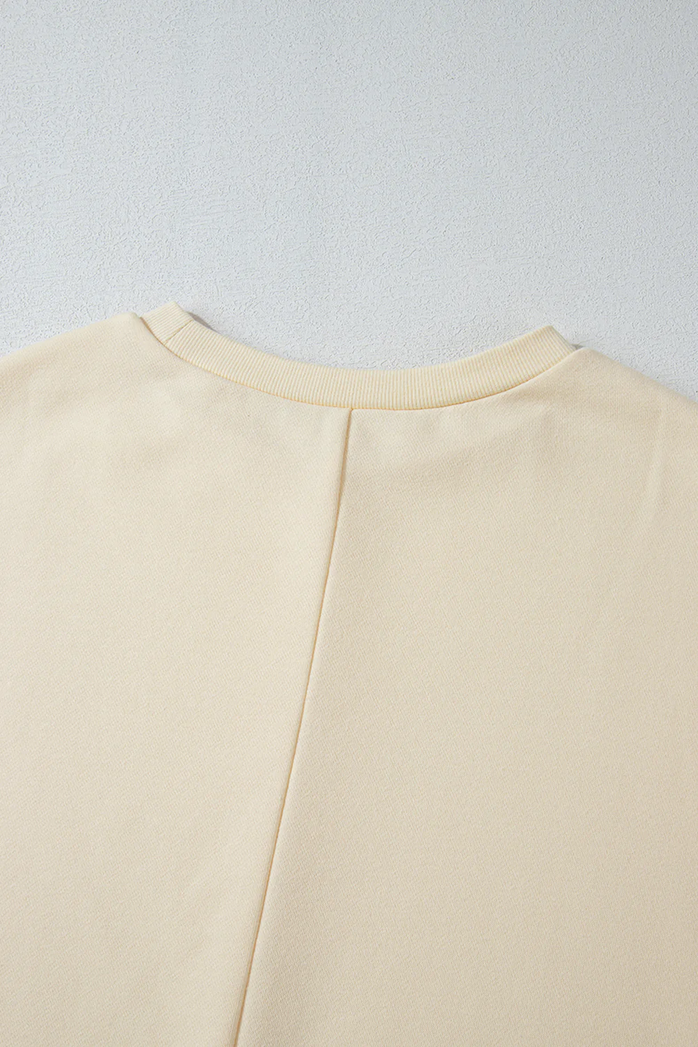 Geometric Printed Patchwork Long Sleeve Round Neck Top