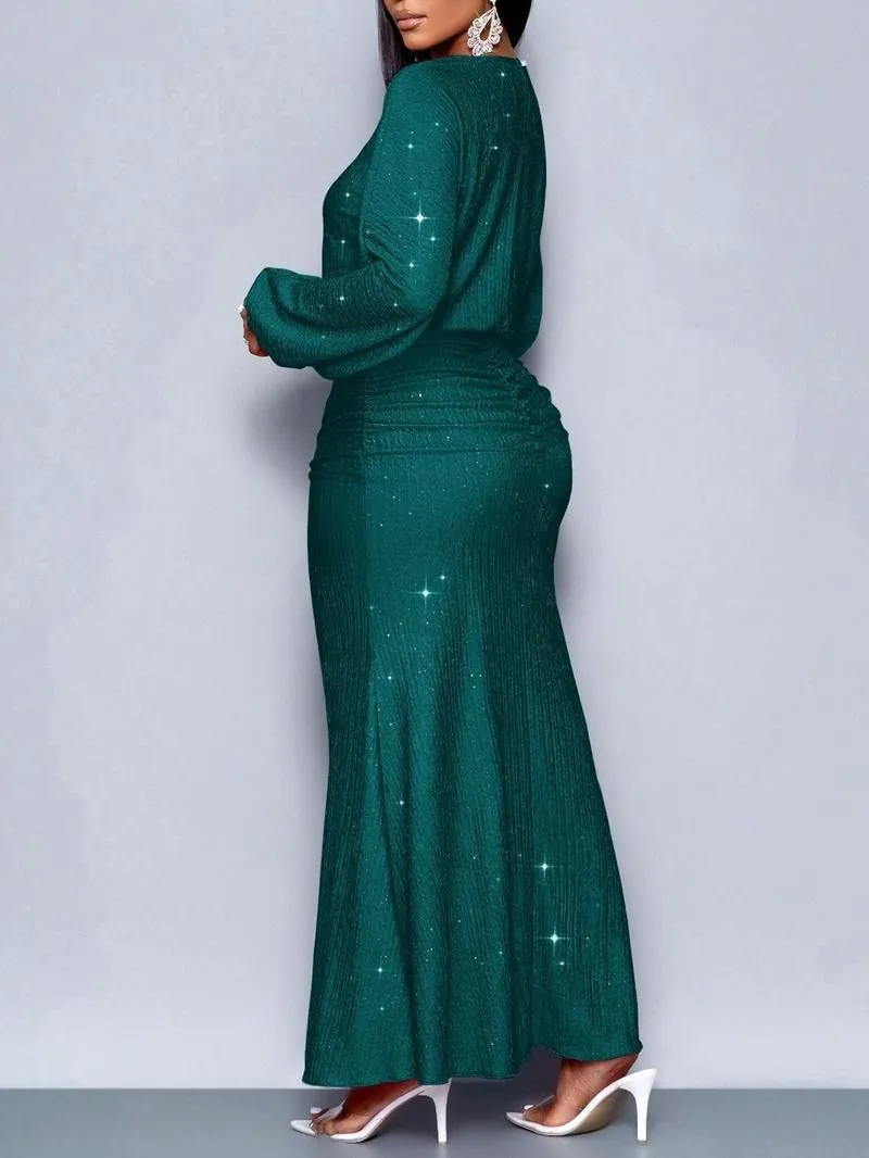 Women's Elegant Mermaid Hem Bodycon Dress