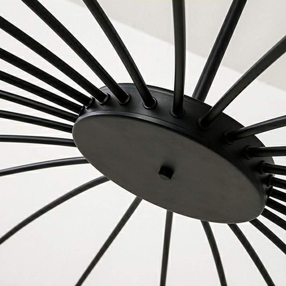 Geometrical Metal Chandelier Light Inverted Cles Mid-century Chandeliers