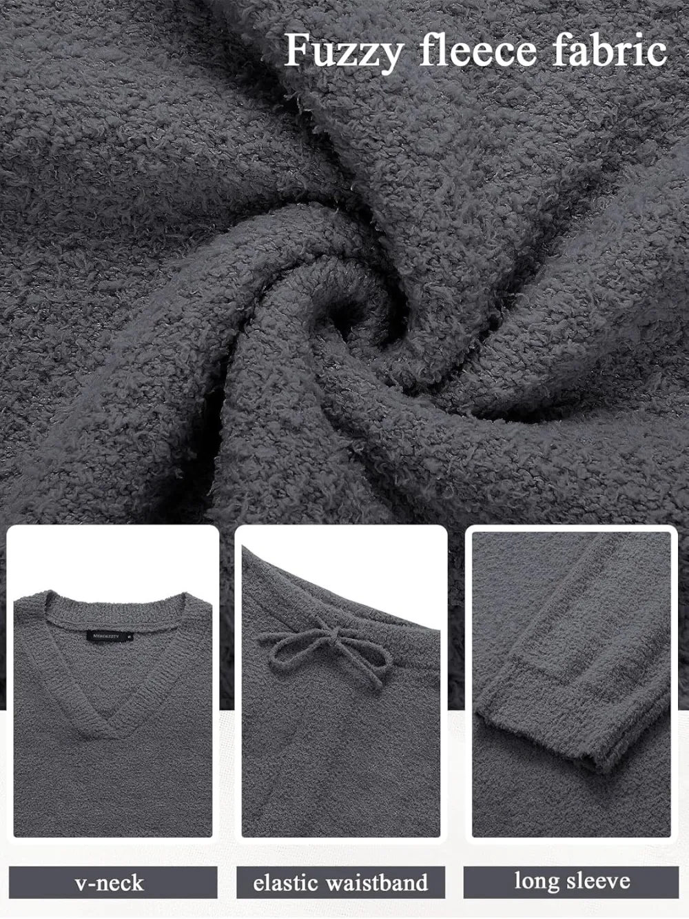 Women's Lounge Sets 2025 Fall Fashion 2 Piece Outfits Sweater Pajama Set