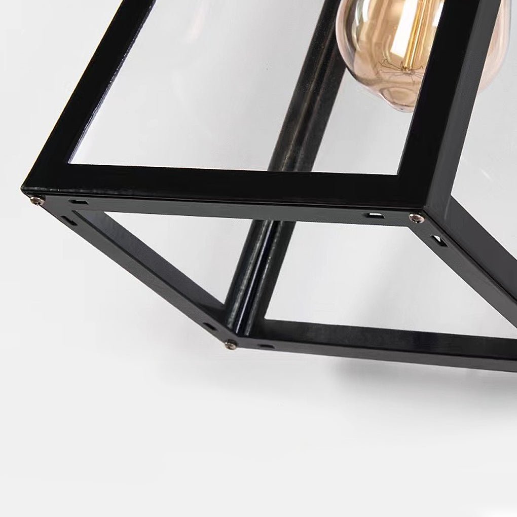 Vintage Industrial Style Glass Sconce Waterproof Outdoor Wall Lights Wall Lamp