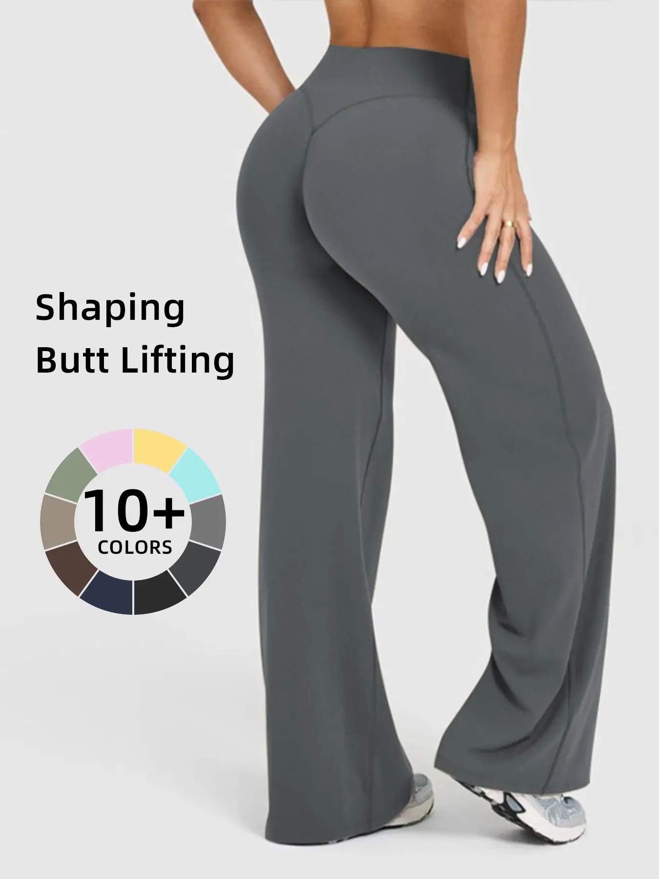 Women's Casual Wide Leg Sport Pants, Casual Sporty Trousers