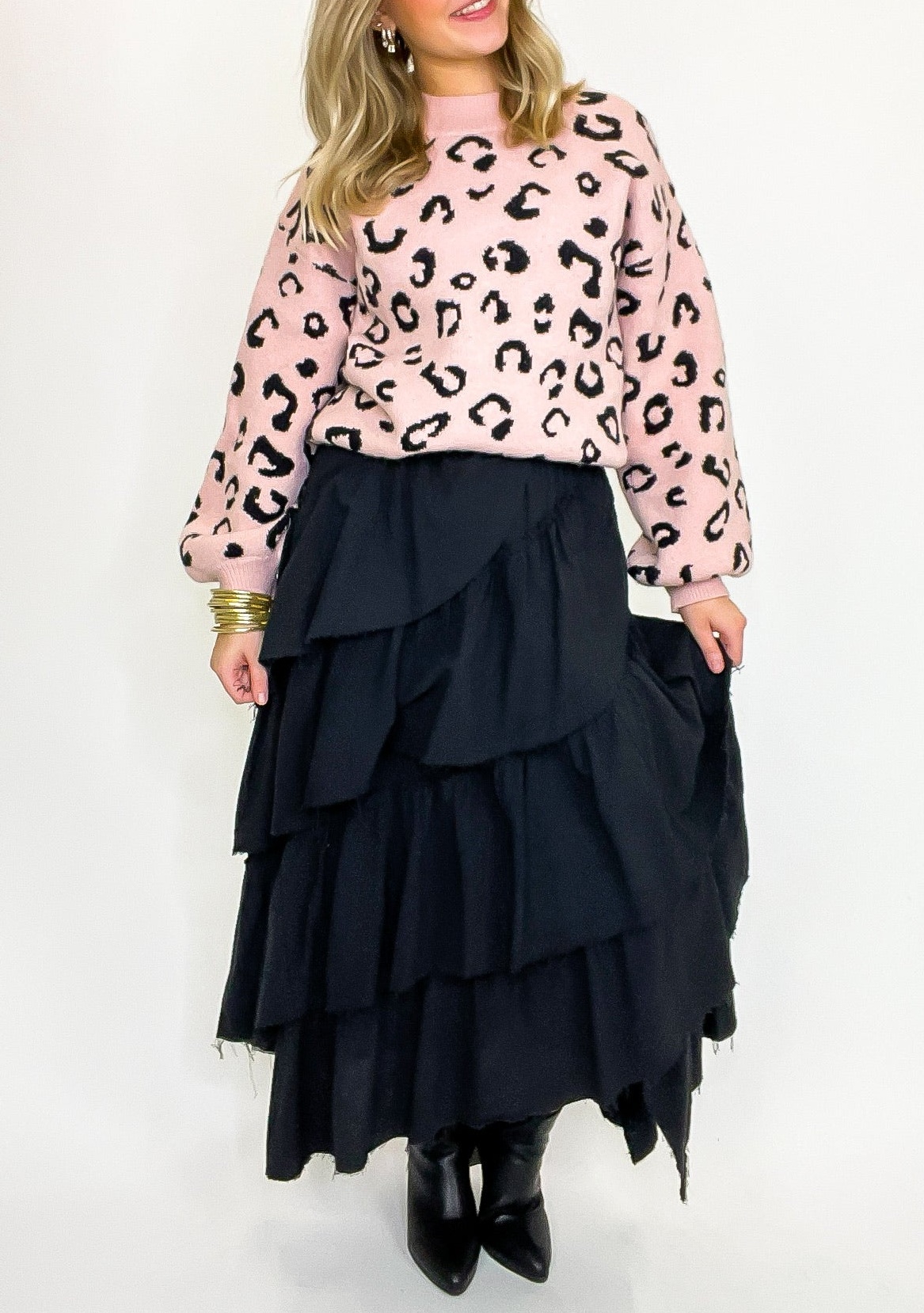 Everlayer Tiered Maxi Skirt