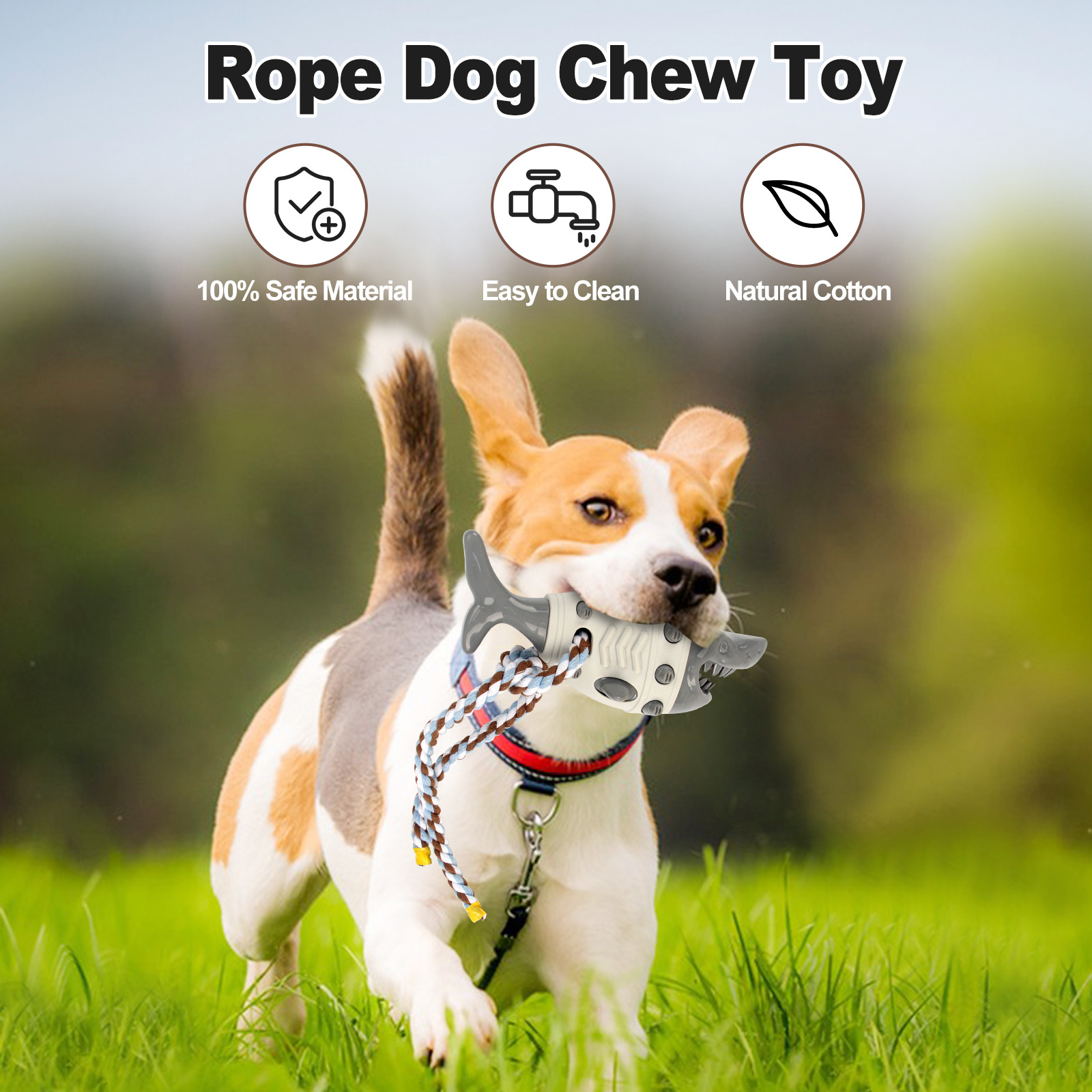 Shark Dog Toys For Aggressive Chewers