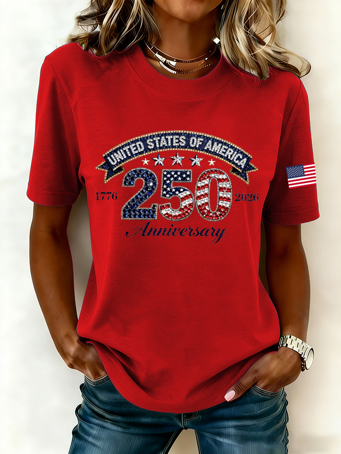 Women'S USA 250th Anniversary T-Shirt